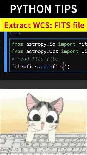 PYTHON FOR ASTRONOMY| Visualizing FITS file WCS: Python FITS File Reading and Plotting|ASTROPY