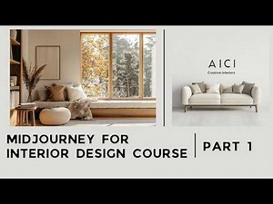 Midjourney for Interior Design Course: Part 1- Learn How to Get Started & Create Basic Prompts