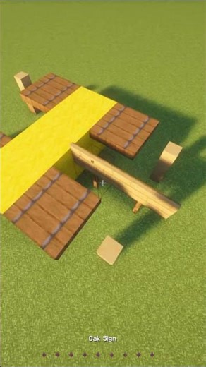 Build a Ping Pong Table in 15 Seconds! 🤯 #MinecraftBuild