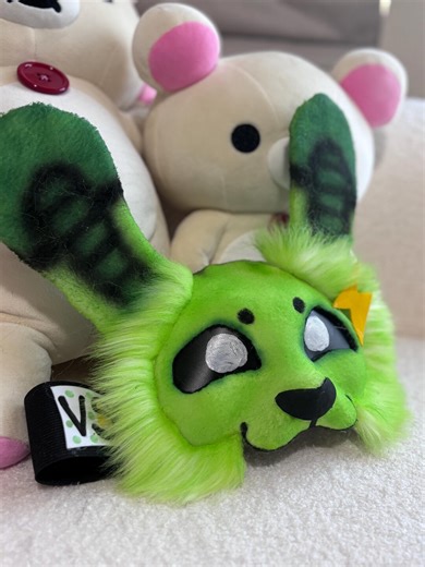 Hoppy Hopscotch Poppy Playtime Therian Mask | Handmade Alterhuman Fictionkin Half Mask - Etsy