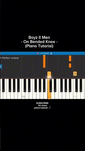 Boyz II Men - On Bended Knee (Piano Tutorial) #onbendedknee #pianocover #pianotutorial #viralshort