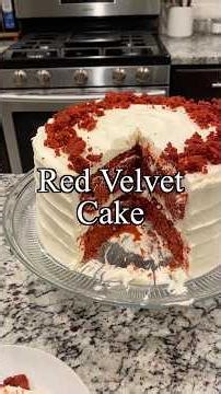Red Velvet Almond Cake
