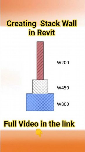Creating Stack Wall in Revit #revit #curtainwall #revitarchitecture #bim #architecture #aec