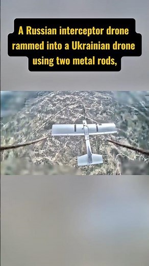 Russian Interceptor Destroys Ukrainian Drone in Dramatic Collision!