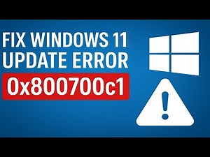 Getting Error 0x800700c1 on Windows Update? Here’s the FIX!