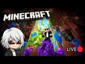 [Live🔴Minecraft] My Mission to Slay the Dragon as a Complete NOOB! | PUSHING TO HIT 300 SUBS TODAY