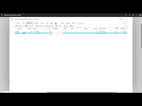 Dynamics 365 Business Central - How to Use Configuration Worksheet