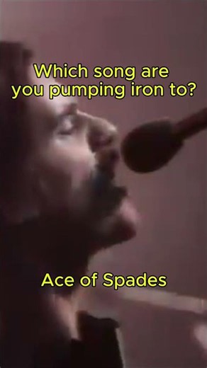 Which song are you pumping iron to? #workout #acdc #motörhead