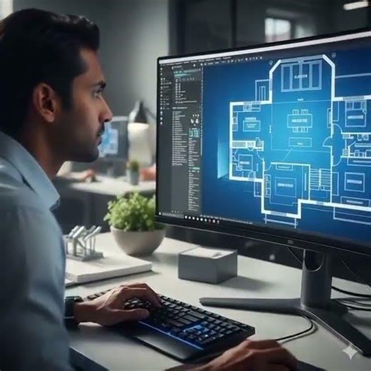 How to make building blueprint.#Architecture #Blueprint #HouseDesign #BuildingPlan #HomeDesign