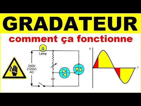 Gradateur variateur à triac diac électronique moteur lampe | electronic triac dimmer