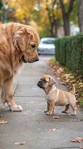 Big Dog Comforts Crying Puppy in the Sweetest Way 🐶🥹❤️ | Middle Pets