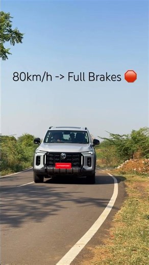 MG Majestor Brake Test at 80km/h - Shocked 😱