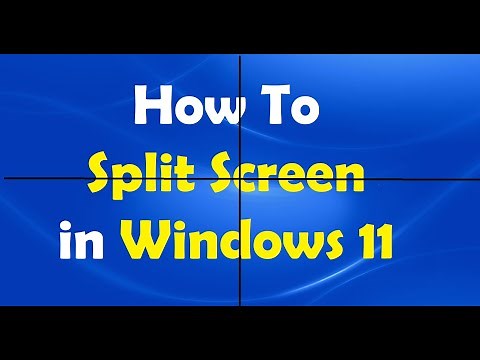How To Split Screen in Windows 11 / Snap Windows