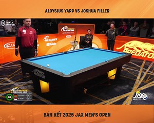 HIGHLIGHT: Aloysius Yapp vs Joshua Filler | Bán Kết Jax Men's Open 2025 | Billiard Vietnam