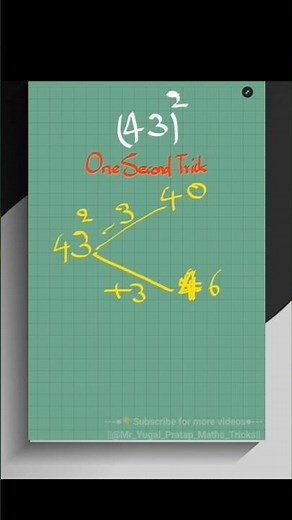 How to Square Numbers in Your Head (Faster than a Calculator)