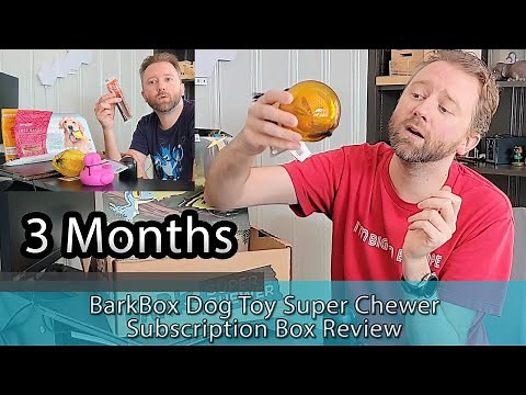 IS BARK BOX WORTH IT??? - BarkBox Super Chewer Dog Toy Subscription Box Review