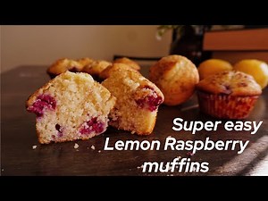 VERY Soft 🍋 Lemon Raspberry Muffins | 30-min Recipe