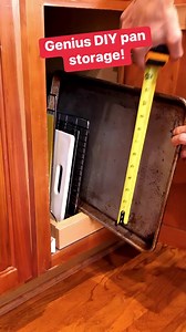 2.6M views · 39K reactions | Best reels of 2022 - Vertical pan storage that’s adjustable? Yes please! #kitchen #storage #cabinet #woodworking #fixthisbuildthat | Fix This Build That | Facebook