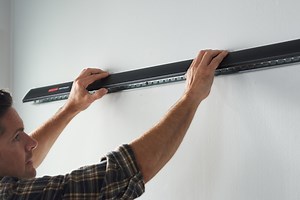 Rubbermaid Garage FastTrack Rail 48 in. Hang Rail, Black