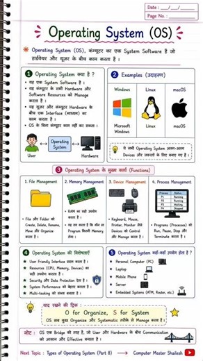 Operating system क्या है? Type of operating system ? #system #operating #windows #linux #Computer