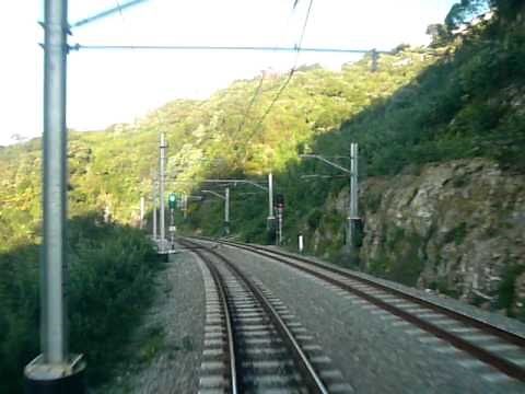 Johnsonville to Wellington by train non-stop front window view