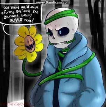 Sans X Flowey
