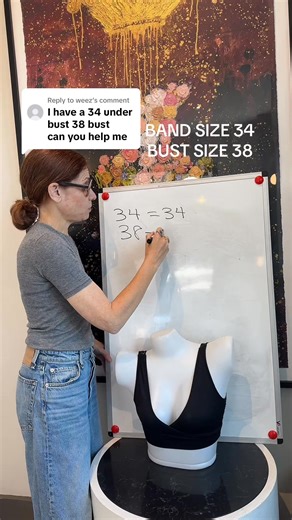 band size 34 / bust size 38 what’s your size? #askbrabar #brasizinghelp #brasizingbasics | Brabar