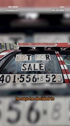 A Rhode Island man and his one-of-a-kind candy cane car have turned a lot of heads over the years. | NBC News