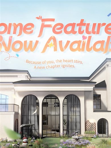 Love and Deepspace 3D Interactive Home Because of you, the heart stirs. A new chapter ignites. 🏠️Ver. 5.0 New [Home] Feature will be available! 🪐Log in to redeem Ver. 5.0 Reward codes: https://loveanddeepspace.onelink.me/MnPs/7ph1o4u5 Dear You, have you imagined such a scene? This spacious house, a warm haven, is yours. 🏠️From 5:00 on Dec. 31 (Server Time), this garden villa will belong to you! ✨1,100 pieces of free furniture and various interactive furniture are available. Explore your fun-f