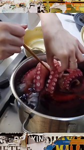 489K views · 5.2K reactions | The giant octopus is boiled, thickly sliced, and served with sauces like soy-wasabi or sesame-salt. Paired with sea snails, spicy octopus ramen, and soju, this Korean dish is rich in ocean flavor and chewy texture—perfect for sharing and enjoying Bagian 3 | Hamzy Fans, mukbang ASMR | Facebook