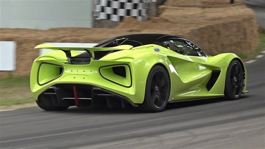 2000HP Lotus Evija – $1.9M Hypercar 4x4 Burnouts at Goodwood Festival of Speed