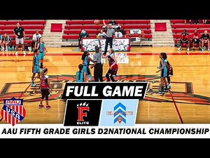 AAU 5th grade girls D2 National Championship (Full Game with Trophy Presentation).