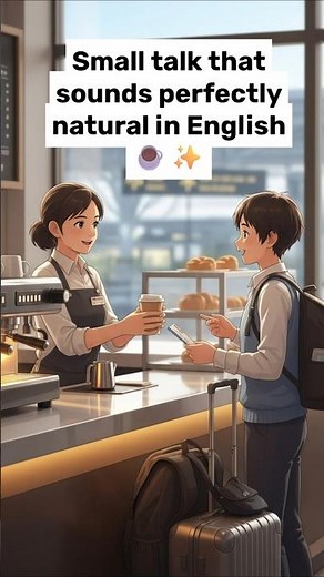 Perfect English at the Airport Café! Easy Small Talk Practice ✈️ #travelenglish #englishconversation