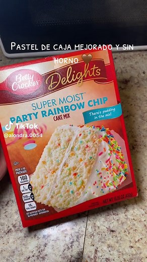 Pastel de caja mejorado sin horno: receta fácil y deliciosa