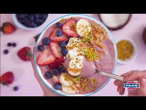 Greek Yogurt Smoothie Bowl with Honey, Fruit, and Coconut Recipe