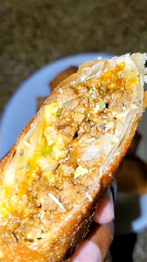 Crispy Cheeseburger Eggrolls 😮‍🔥🍔 You NEED These! #foodvlogger #eggroll #foodie