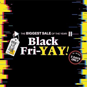 Tick-tock, the Black Fri-YAY clock is ticking! ⌛ Just two days until we unveil some serious savings. Stay tuned, set your alarms, and get ready to shop 'til you glow! 💫🛒 #BlackFridayAlert #ReadyForDeals #BlackFriday #GainCity #Countdown | Gain City