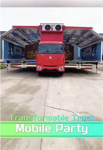 Transformable Truck: The Ultimate Mobile Party Venue
