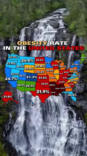 Nah West Virginia Wildin #obesity #obese #fat #us #maps #map #mapper #mapping #usa