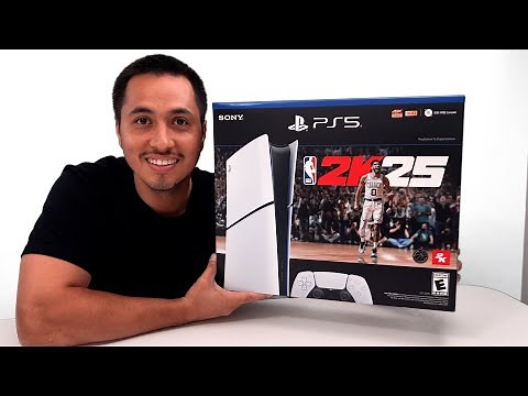 PS5 Slim NBA 2K25 Bundle Unboxing