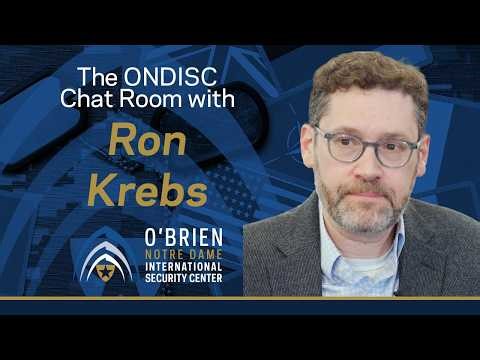 Ron Krebs | ONDISC Seminar Series Preview