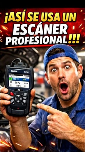 ASÍ SE USA UN ESCÁNER PROFESIONAL!!! #electronicaautomotriz #automobile