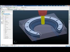 Toolpath & Boundary Outside Block - PowerMILL 2011