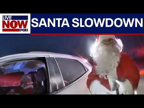 BODYCAM: Santa & Mrs. Claus pulled over for speeding in Ohio