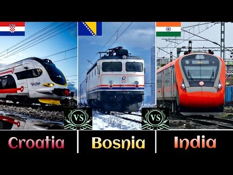INDIAN RAILWAYS Vs CROATIAN RAILWAYS Vs BOSNIAN RAILWAYS Comparison in 2026 || Triple Comparison