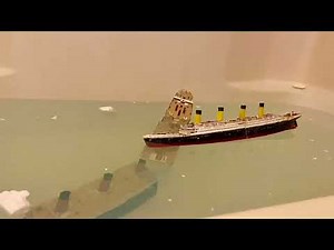 Titanic models sink!! Two different versions!