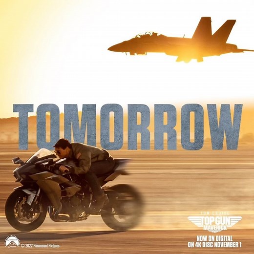 Top Gun on Instagram: "#TopGun: Maverick speeds home on 4K Disc and Blu-ray TOMORROW! Link in bio to pre-order your copy now."