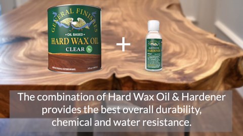 General Finishes Hard Wax Oil, 1 Pint, Clear