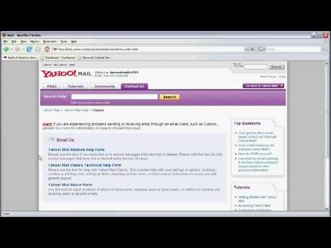 Using the Internet : How to Contact Yahoo! Support
