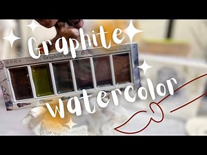 Kuretake Gansai Tambi Graphite Watercolor Review: Worth the hype?✏️